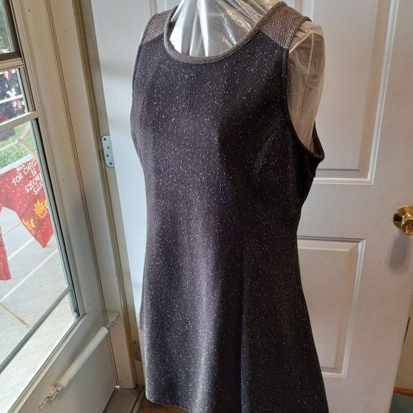 Old Navy Black and Gray Jumper Dress - Picture 1 of 7